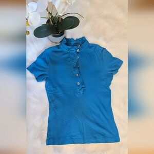 Tory Burch Blue Button-Up Women's Shirt